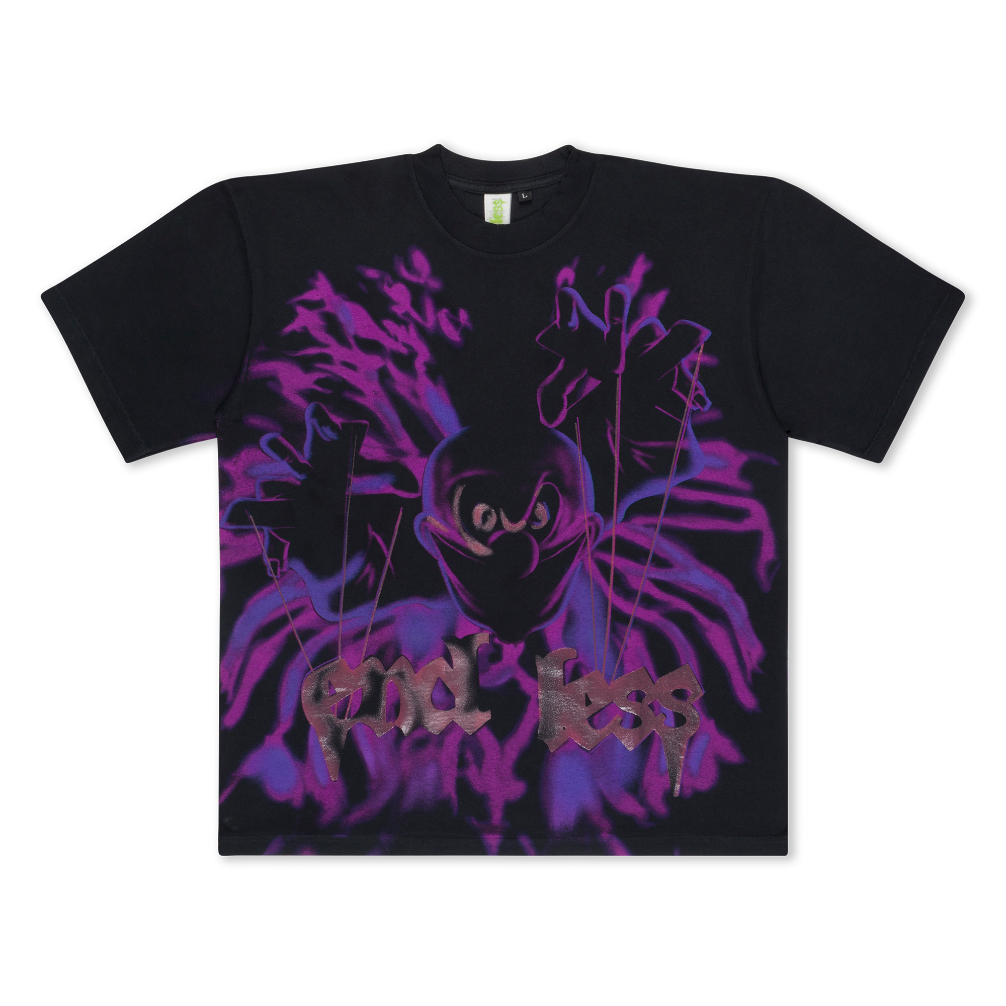 ENDLESS DENIM – CLOWN PUPPET PURPLE SHIRT