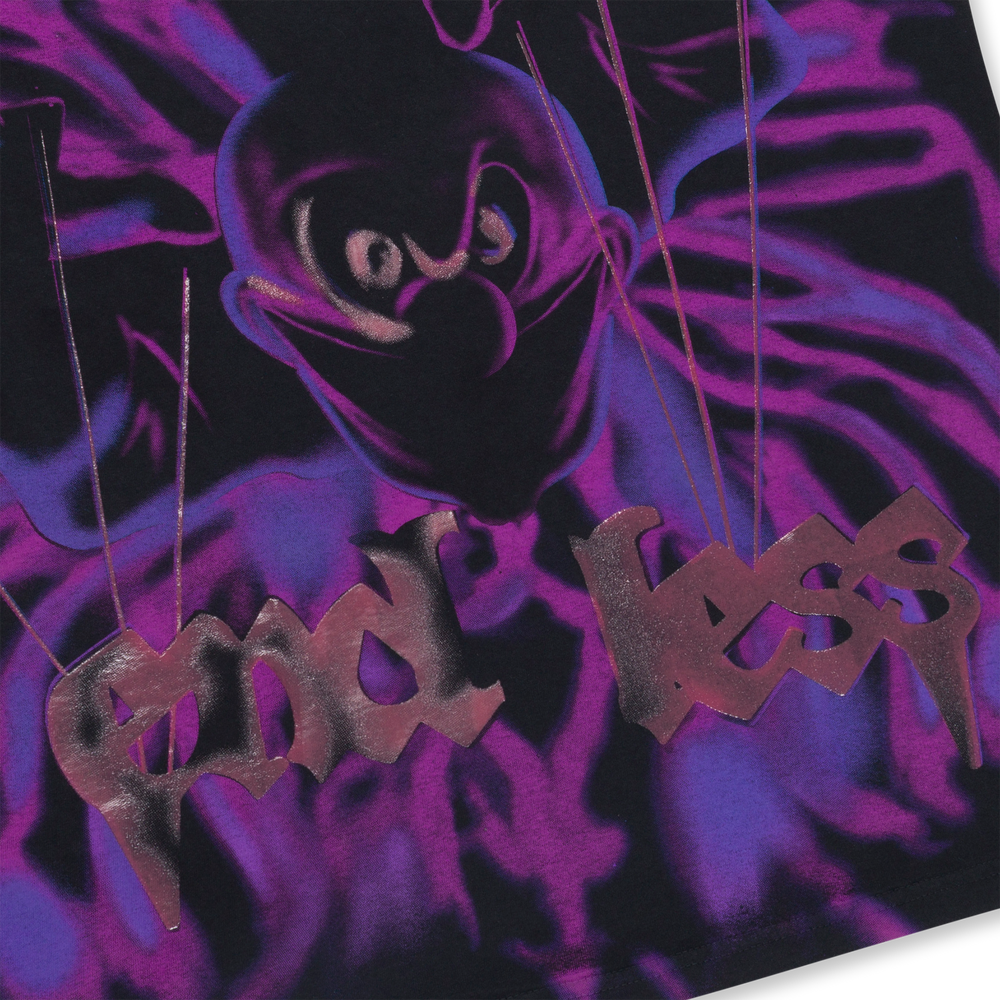 CLOWN PUPPET PURPLE SHIRT
