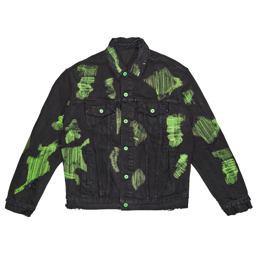 LESS BLACK/GREEN JACKET