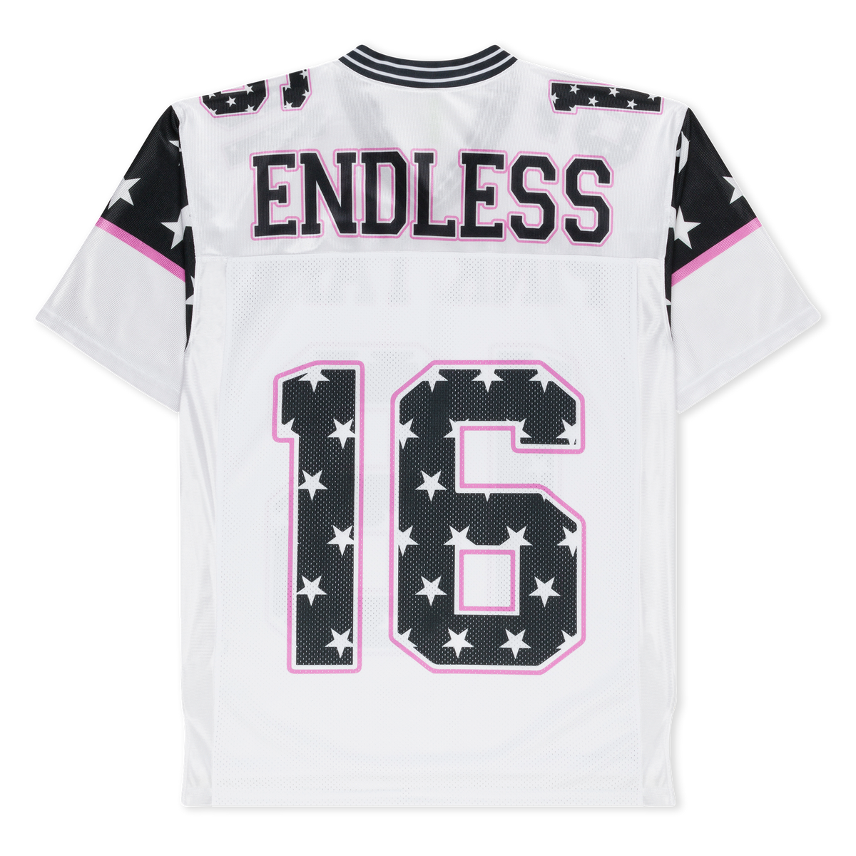 PINK TAPE WHITE JERSEY