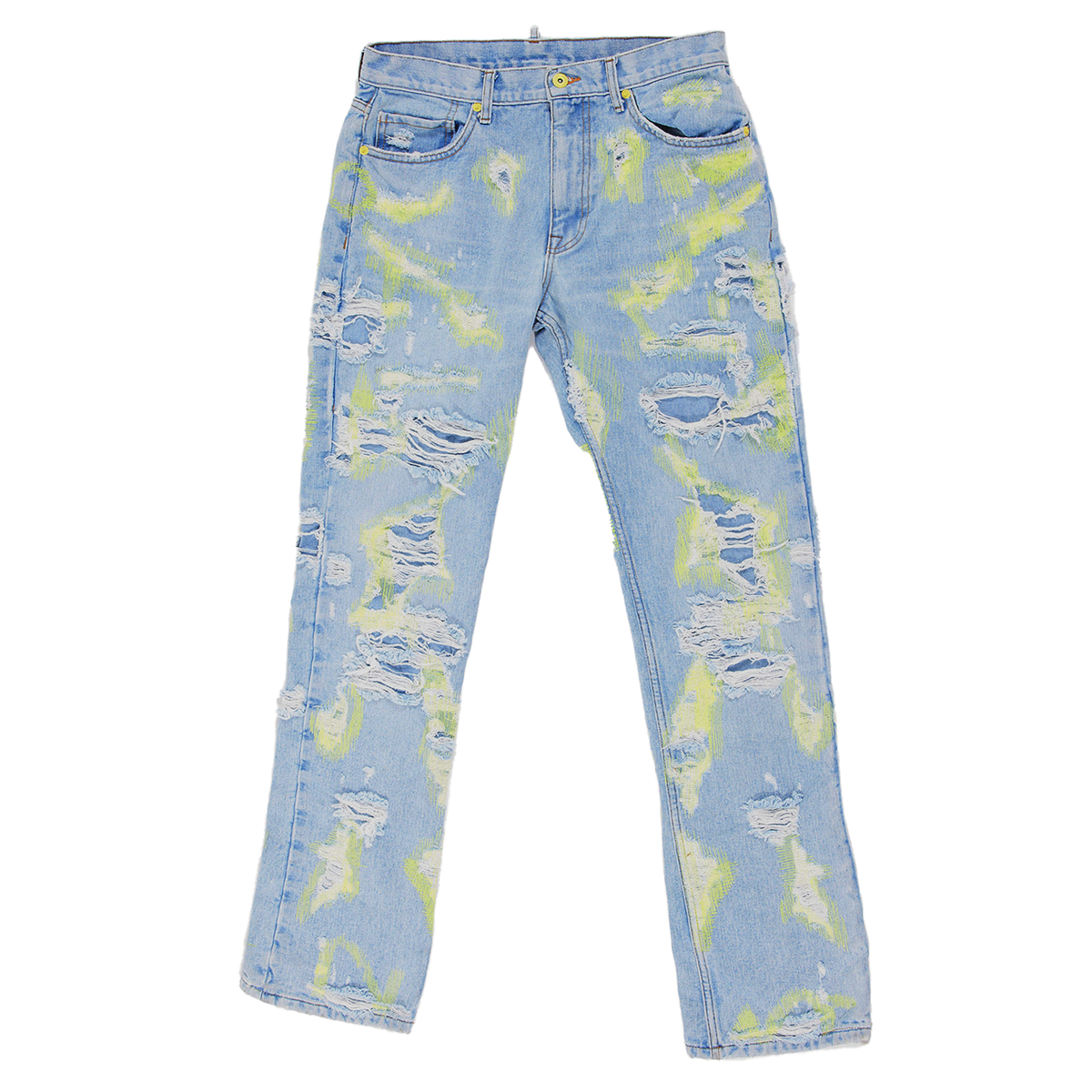 LESS BLUE/YELLOW DENIM